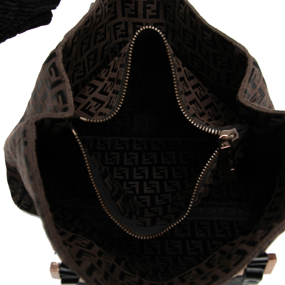 Pre-Loved Fendi Zucchino Canvas Handbag - Picture 4 of 7